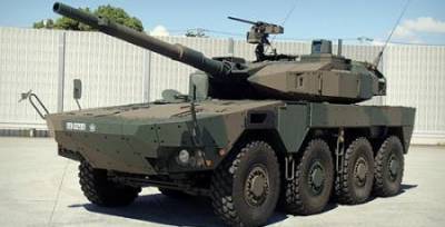 Японский колесный танк MCV: Maneuver Combat Vehicle